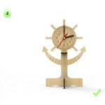 Single Pendulum Clock Assembly Set for Children's Scientific Experimental Equipment Set Diy Kit Of MDF - Image 4
