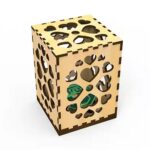 Sound-activated Touch Night Light Assembly Model DIY Kit Of MDF