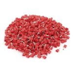 TE1508 Red (Pack Of 100 Pcs) for 2x1.5 Sqmm Wire Gauge Insulated Cord End Terminal Lugs