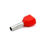 TE1508 Red (Pack Of 100 Pcs) for 2x1.5 Sqmm Wire Gauge Insulated Cord End Terminal Lugs - Image 5