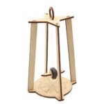 Wooden compass DIY Assembly Model Children's Scientific Experiment Equipment Set Diy Kit Of MDF