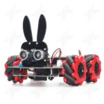 4WD Pico Based Mini Smart Obstacle Avoidance RBG Robot Kit Car with Programming Code - ZYC0087