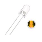 5MM Yellow Flicker Led (5 Pieces)