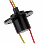 2 Wires 2A Circuits 250Rpm Miniature Capsule Slip ring 240V For Monitor Robotic