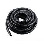 3mm Spiral Wrapping Band Black 5M for Wires