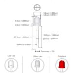 8mm LED Red (5pcs) - Image 3