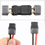 Amass XT60H Male-Female Connector Black Pair with Housing - 1Pair - Image 4