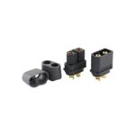 Amass XT60H Male-Female Connector Black Pair with Housing - 1Pair