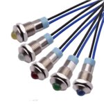 8mm 3V-6V Red Spherical Metal Indicator Light - Image 5