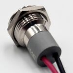 14mm 3-6v Yellow Spherical Metal Indicator Panel Mount LED Lamp - Image 6