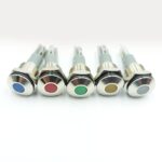 10mm 3-6v Red Light Flat head metal indicator lamp - Image 3