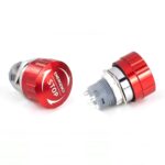 22mm 1NC Metal Mushroom Head Emergency Stop Rotary Switch Ultra Short Tail - Image 4