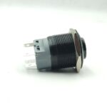 High Head 19mm 12v-24v Red Power Latching 5-Pins Black oxide Switch - Image 4