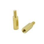 M3 X 6mm Male to female Brass Hex Threaded Pillar Standoff Spacer (pack of 10) - Image 2