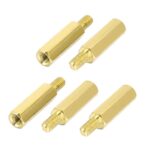 M3 X 6mm Male to female Brass Hex Threaded Pillar Standoff Spacer (pack of 10) - Image 5
