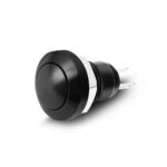 8mm Push Button Switch Black Color Waterproof