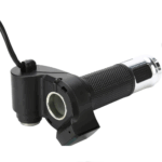 Electric bicycle twist throttle 36V (SILVER) with LCD battery display and key lock - Image 6