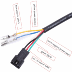 Electric bicycle twist throttle 36V (SILVER) with LCD battery display and key lock - Image 3