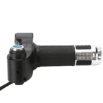 Electric bicycle twist throttle 36V (SILVER) with LCD battery display and key lock - Image 2