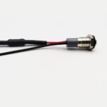 8mm 220v Red Light Flat Metal Indicator Lamp - Image 2