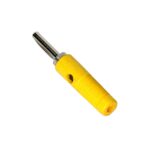 Banana Plugs Terminal Connectors Male Yellow 4mm