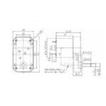 64GB-3324 12V 100RPM Special Rectangular Gear Box Motor - Image 5