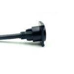 Panel Mount Female HDMI to Cable male HDMI Connector D-Type - Image 4