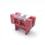 Panel Feed Through Terminal Block 2 Pin 100A 600V 38mm²（1PCS red）