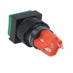 ONPOW 16mm Square Green PUSH ON PUSH OFF Button Switch - Image 3