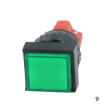 ONPOW 16mm Square Green PUSH ON PUSH OFF Button Switch - Image 8