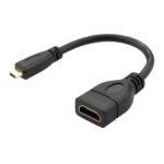 Micro HDMI Male to HDMI Female  10cm High Speed Adapter Cord Extension Lead Cable