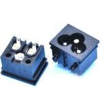 Card-Type C6 Inlet Jack DB-6 Connector AC Socket 24*31 MM Panel Mount PCB Female Power - Image 2