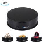 PULUZ 15cm USB Electric Rotating Turntable Display Stand Video Shooting Props Turntable for Photography, Load 1-5kg(Black)