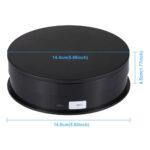 PULUZ 15cm USB Electric Rotating Turntable Display Stand Video Shooting Props Turntable for Photography, Load 1-5kg(Black) - Image 2