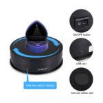 PULUZ 15cm USB Electric Rotating Turntable Display Stand Video Shooting Props Turntable for Photography, Load 1-5kg(Black) - Image 3