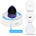 PULUZ 15cm USB Electric Rotating Turntable Display Stand Video Shooting Props Turntable for Photography, Load 1-5kg(White) - Image 3