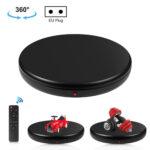 PULUZ 45cm Remote Control Adjusting Speed Rotating Turntable Display Stand, Black, Load 100kg(EU Plug)
