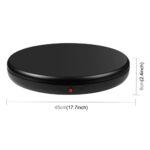 PULUZ 45cm Remote Control Adjusting Speed Rotating Turntable Display Stand, Black, Load 100kg(EU Plug) - Image 2