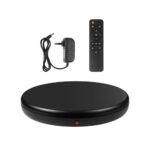 PULUZ 45cm Remote Control Adjusting Speed Rotating Turntable Display Stand, Black, Load 100kg(EU Plug) - Image 7