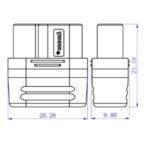Amass MR60 Female Connector – MR60 - Image 2