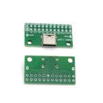 USB 3.1 Female Socket Type C Connector 24 Pins Breakout PCB Board - Image 3