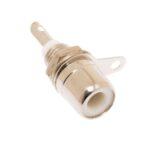 RCA Female Socket Connector-White