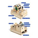 ACEBOTT DIY Smart Home kit ESP32 Starter Automation Projects Wooden House Electron Robot Kit -  QE007 - Image 3
