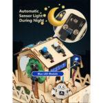 ACEBOTT DIY Smart Home kit ESP32 Starter Automation Projects Wooden House Electron Robot Kit -  QE007 - Image 6