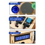 ACEBOTT DIY Smart Home kit ESP32 Starter Automation Projects Wooden House Electron Robot Kit -  QE007 - Image 9