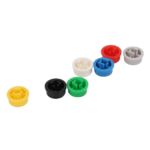 Grey Cap for 6x6 & 10x10 Sqare Head Tact Switches (Pack of 50) - Image 2