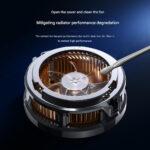 MEMO CX07 Phone Cooler Cooling fan For Phone Magnetic Can Frosty Phone Cooler For Gaming - Image 4