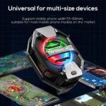 MEMO DL20 Three Speed Regulation Quiet Semiconductor Mobile Phone Radiator Cooling Back Clip Phone Cooler - Image 5