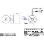 Brushless 6355 Sealed Motor 10mm Shaft Sensored 170KV - Image 9