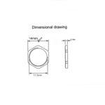 SS 12mm Locknut - (Pack of 5) - Image 5